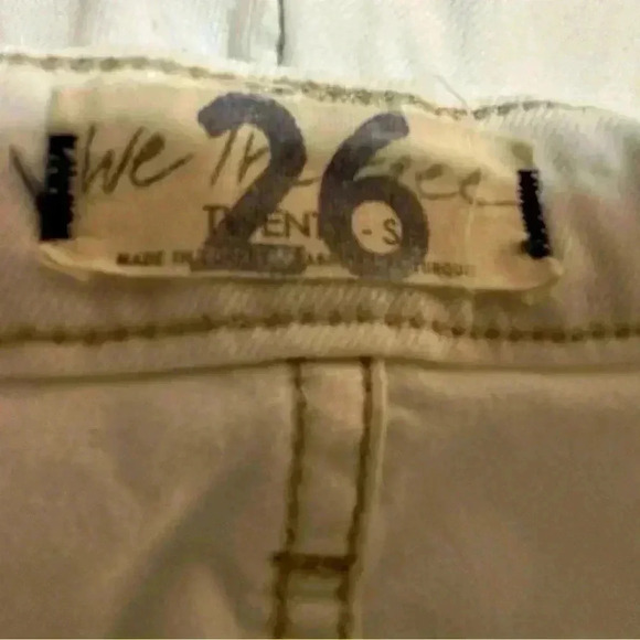Free people distressed white jeans - Picture 10 of 12